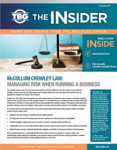 TBG INsider - Q1 2023 cover image - full cover page